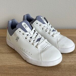 On Women’s White & Gray Low-Top Sneakers